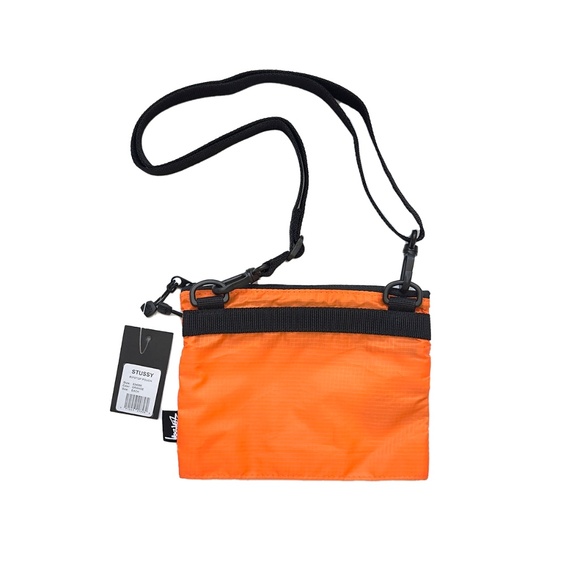 NWT Stussy Ripstop Travel Pouch - Orange - Os - Picture 2 of 5